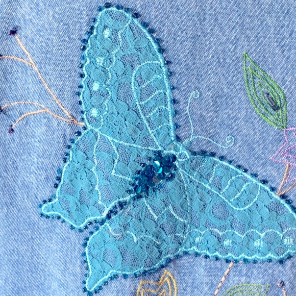 SZ S  TANTRUMS DENIM JACKET - Picture 4 of 7